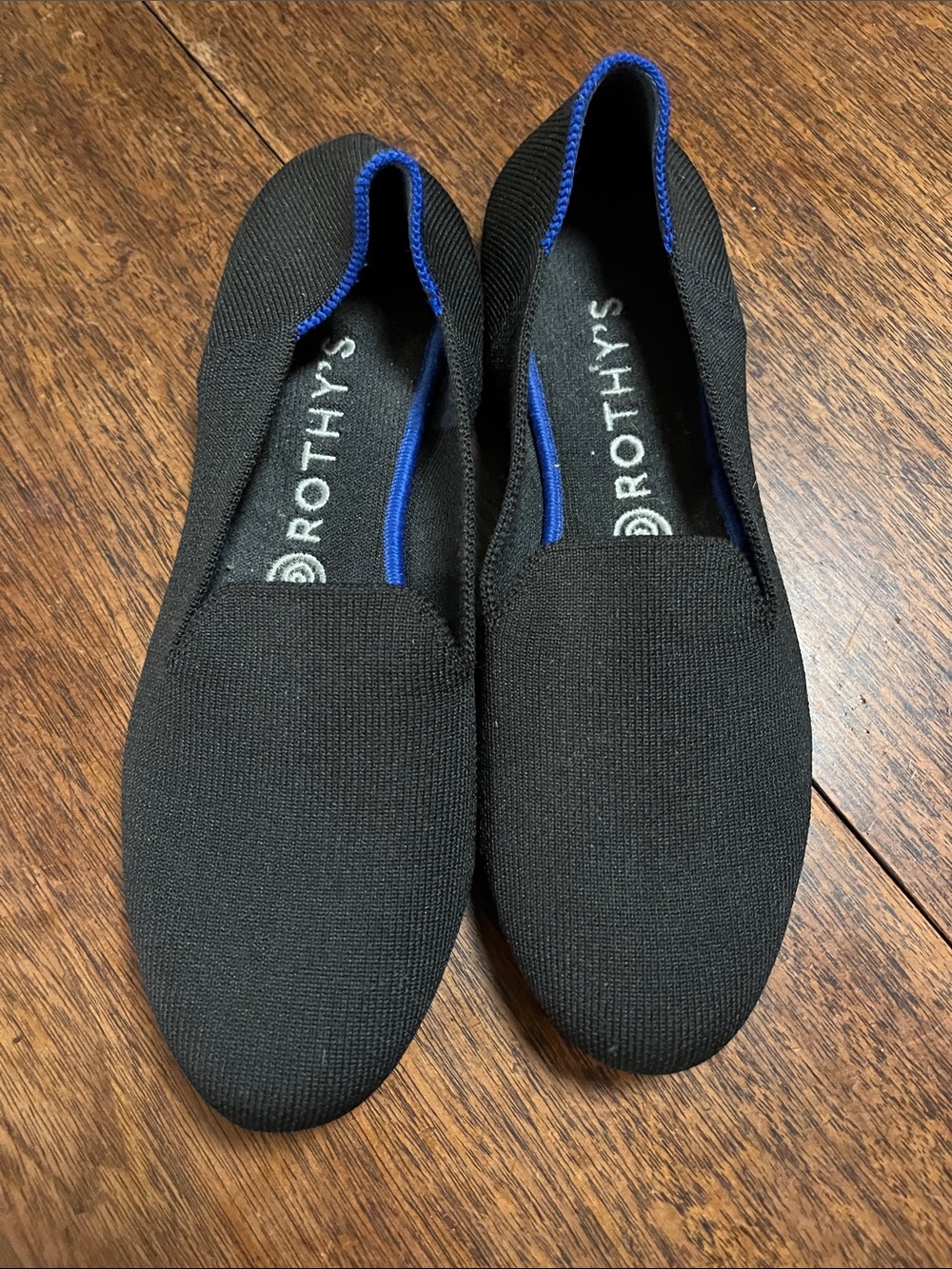 Rothy's Black Slip On Flats 8.5